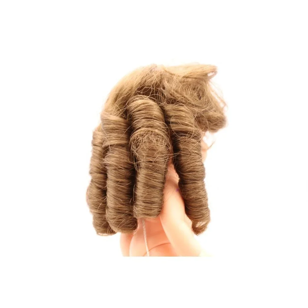 NEW Kemper Originals Jullien Light Brown Pigtails Curly Hair Wig Bangs Size 8-9